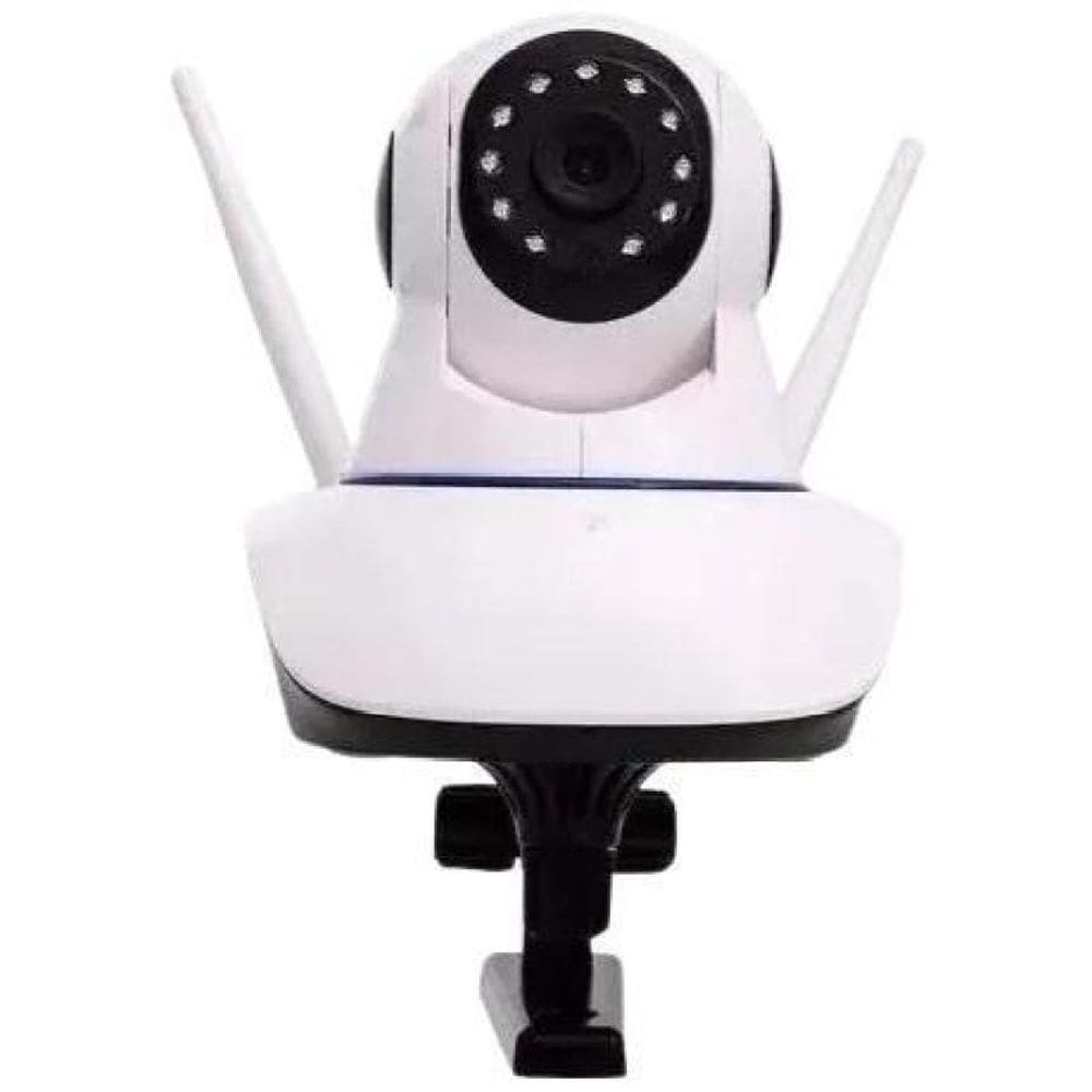 Camera Wifi 3 Antenas Visao Noturna 360 Graus