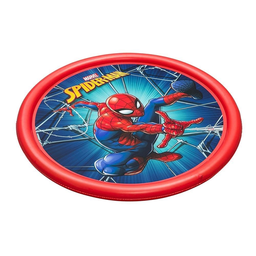 Tapete Inflável Circular Homem Aranha com Saída D`água Bestway