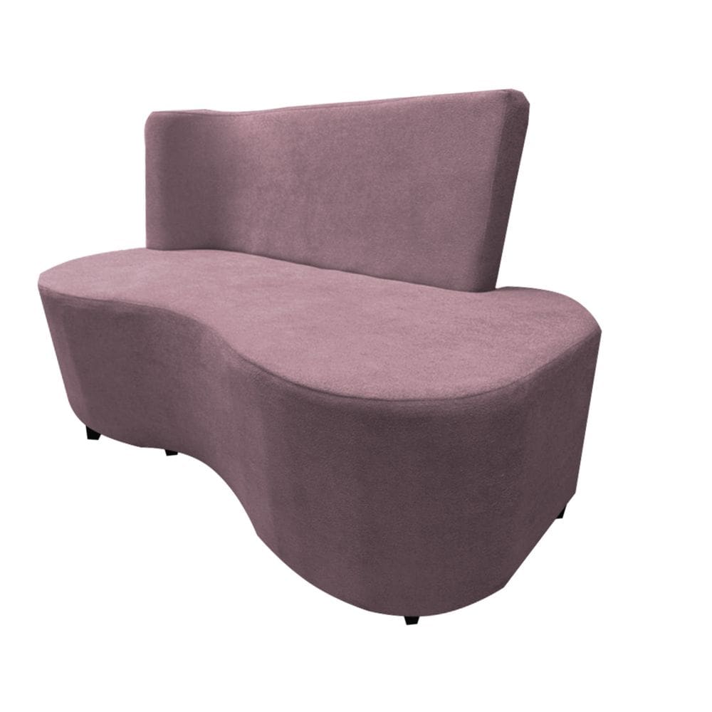Sofa Curvo Feijão Organico Aliance 147 Rose