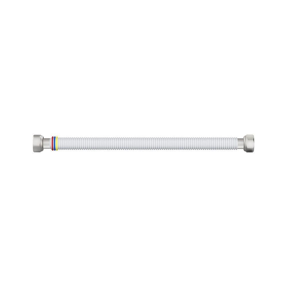 Engate Extensível 3 Em 1 Para água Fria/quente E Gás Censi 1/2 30cm Branco 7564-1