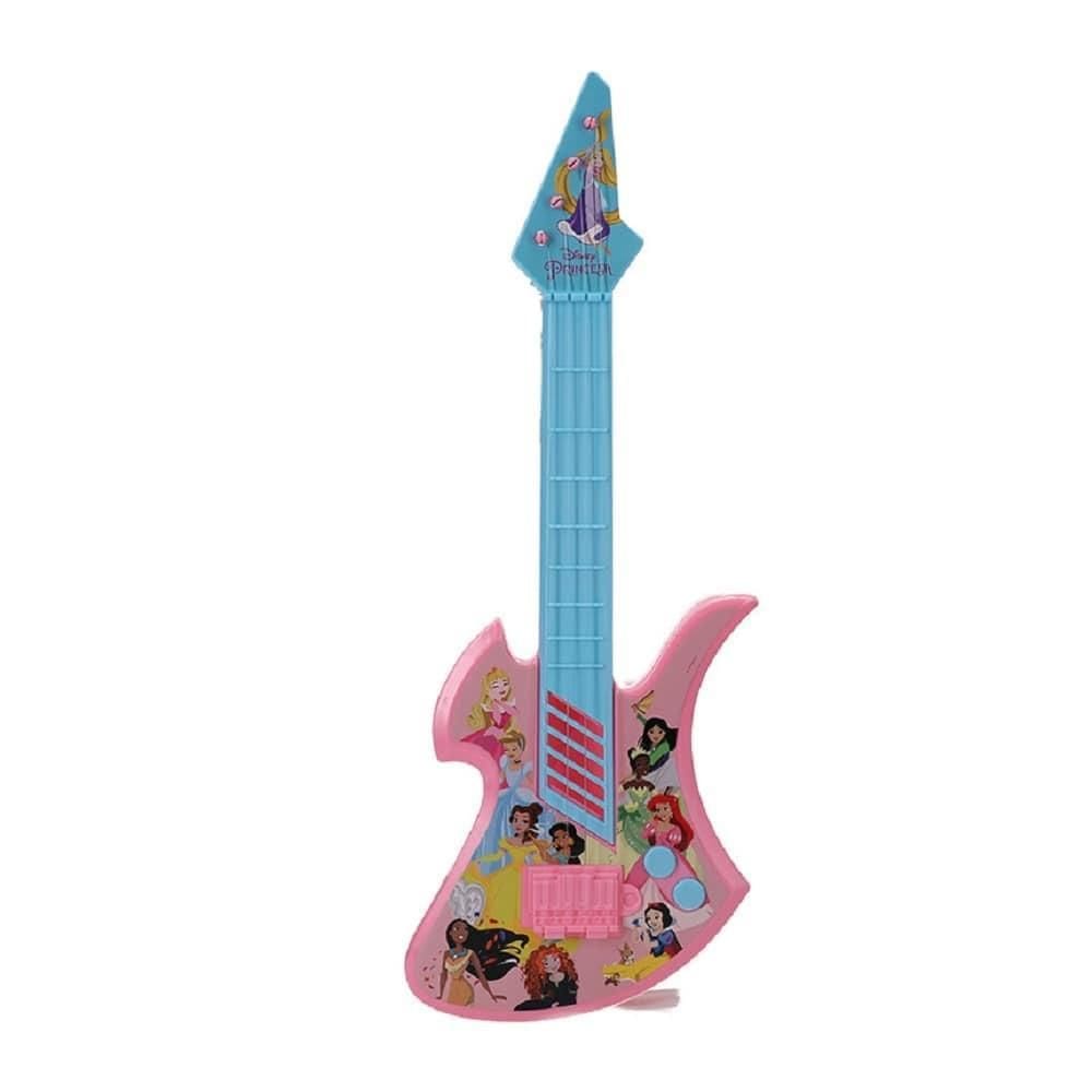 Brinquedo Guitarra Infantil Musical À Corda Princesas 42 Cm