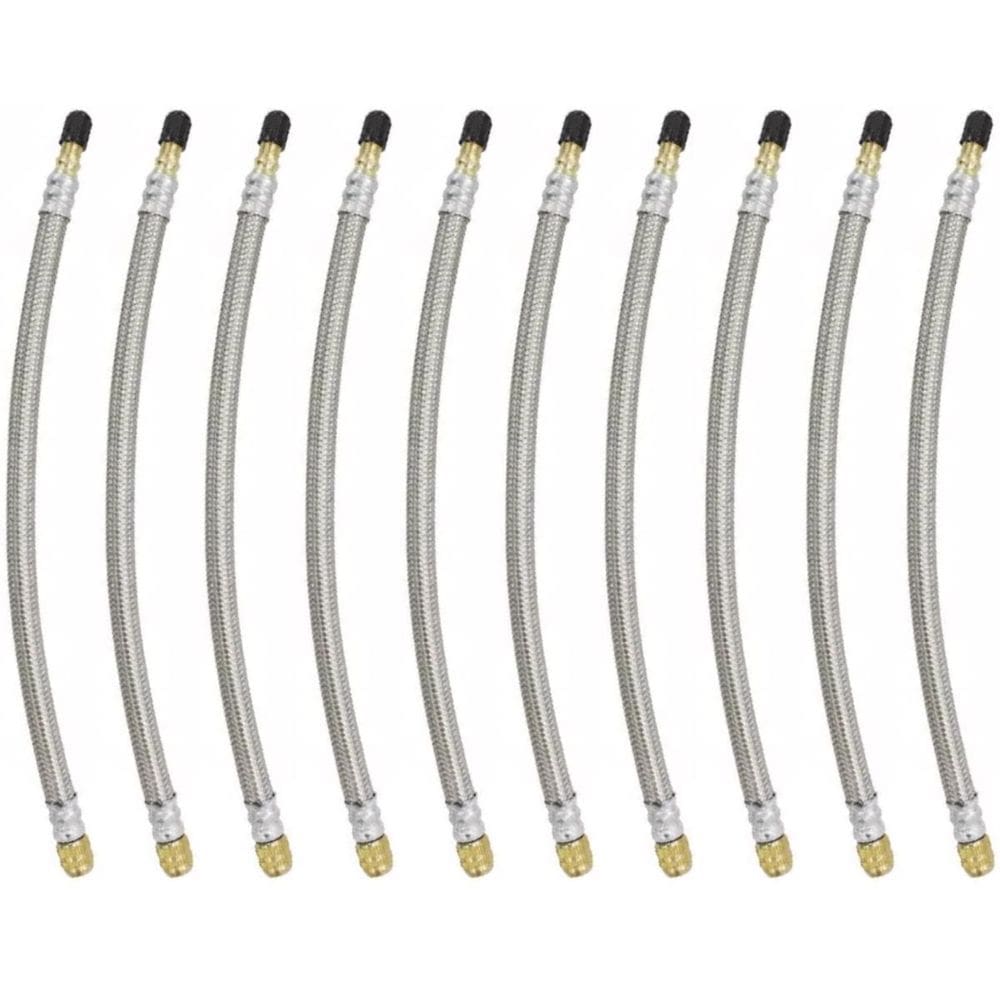 10 Prolongador Extensão Flexível Malha De Aço 270Mm