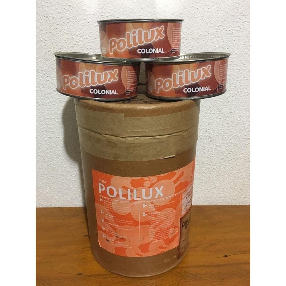 Cera Em Pasta Para Móveis De Madeira Polilux 15 Kg