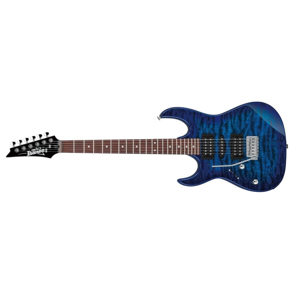 Guitarra 6C Canhota RGGIO Trans BlueBurst Ibanez GRX70QALTBB [F035]