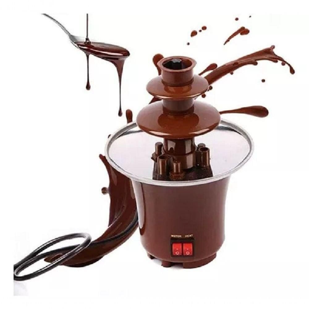 Mini Máquina Chocolate Cascata Fondue Panela Elétrica 60w 110V