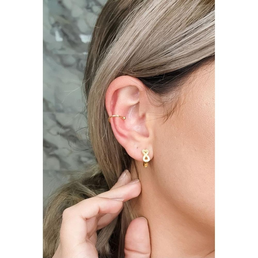 Piercing Fake Banhado Em Ouro 18k [F027]