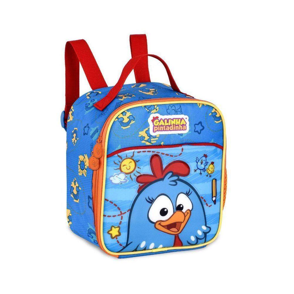 Lancheira Térmica Galinha Pintadinha 9 Escolar Infantil 3+