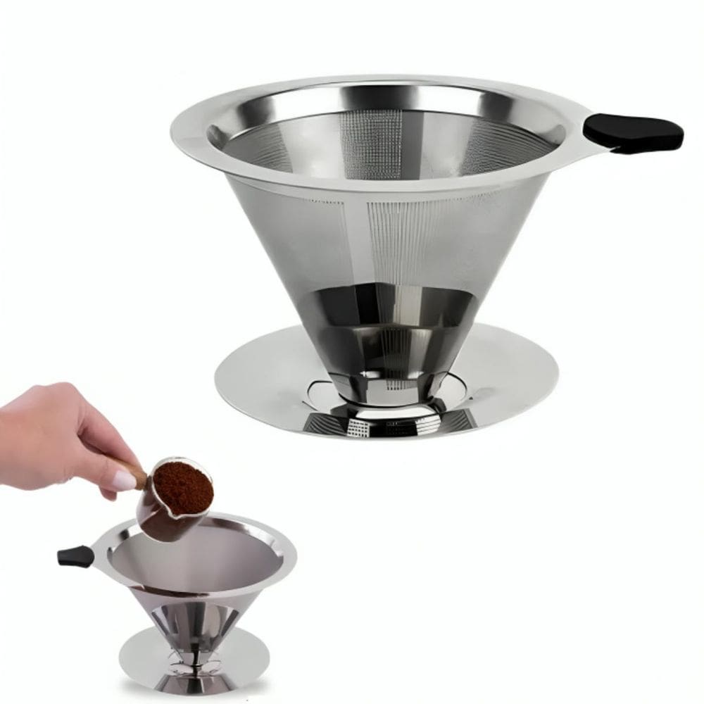 Coador Café Inox Permanente Sem Filtro