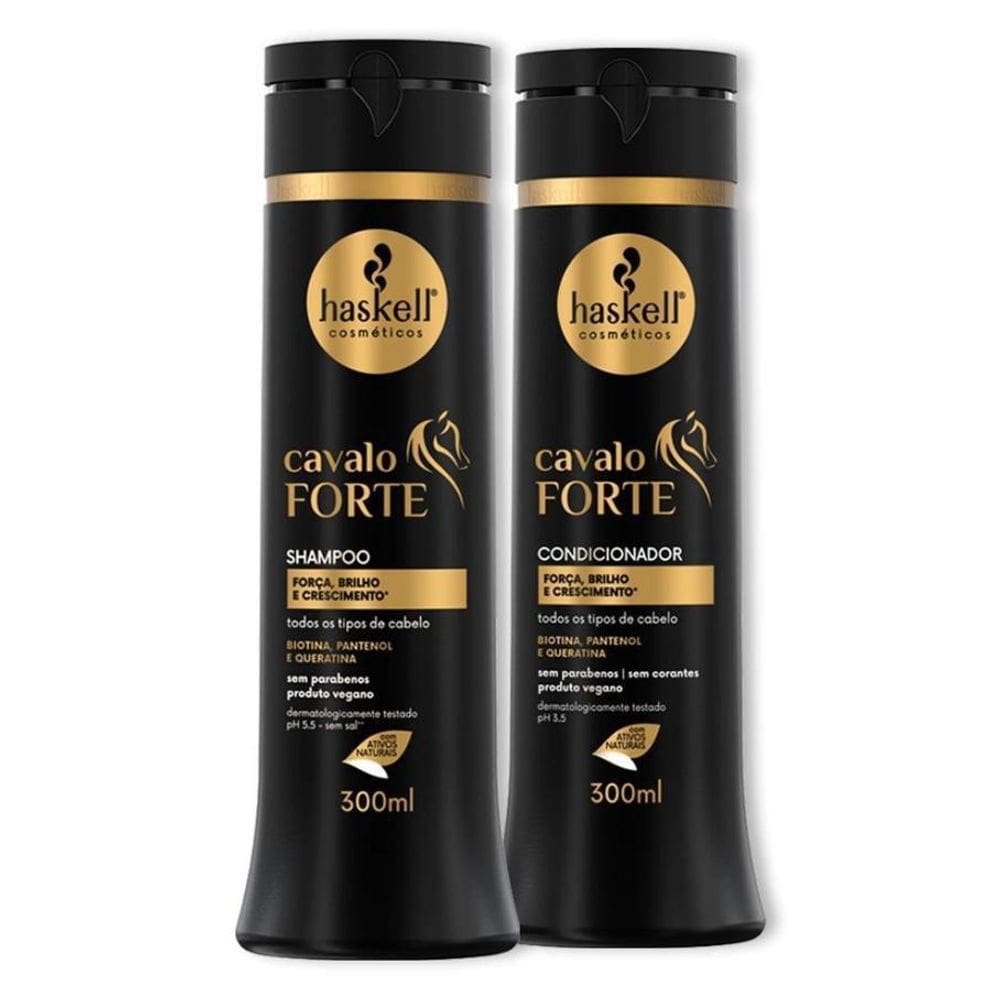 Kit Haskell Cavalo Forte Shampoo + Condicionador 300Ml