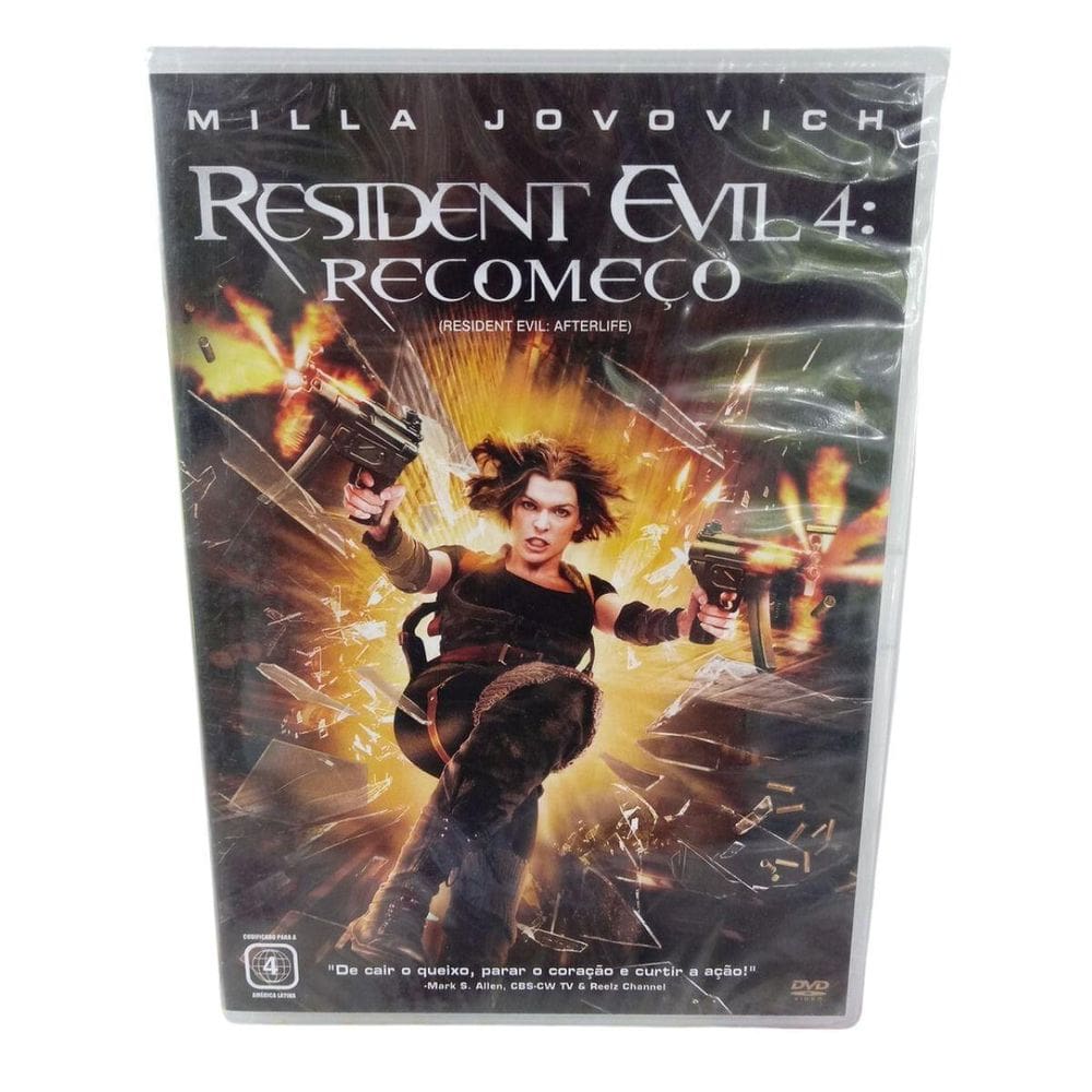 Resident Evil 4 Recomeço - Dvd - Sony 2010