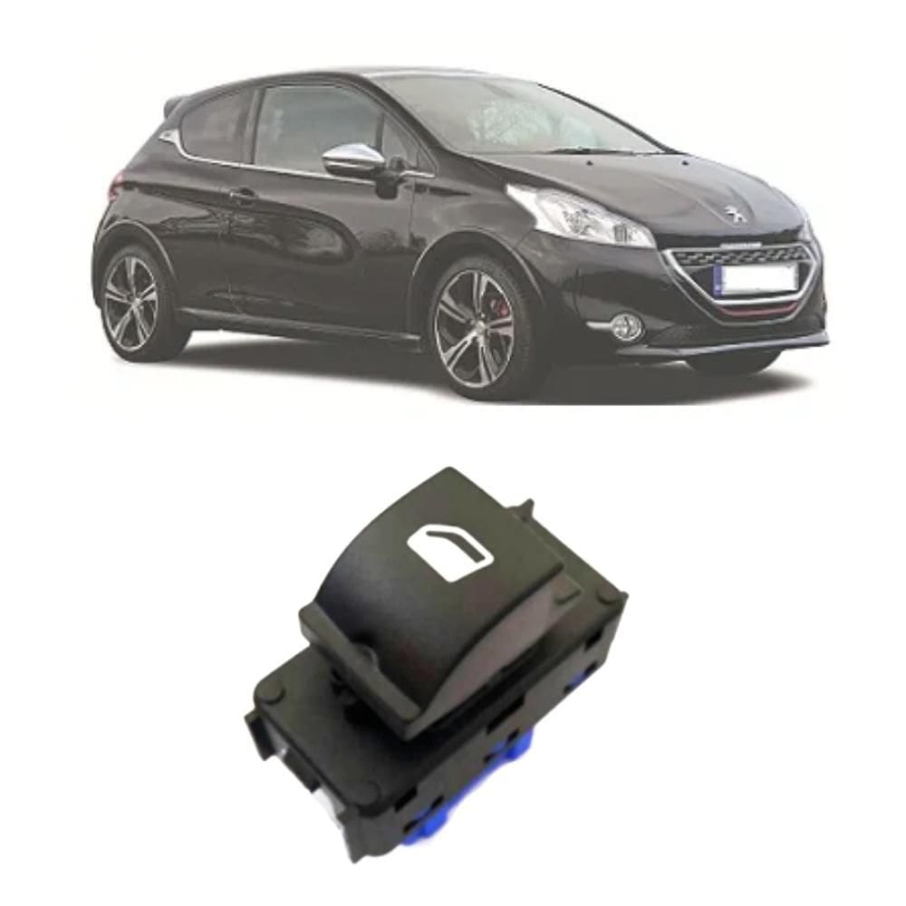 Botão Interruptor Do Vidro Elétrico Peugeot 208 Após 2013 [F103]