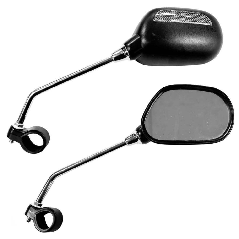Par Espelho Retrovisor Bike Bicicleta Refletor Retangular