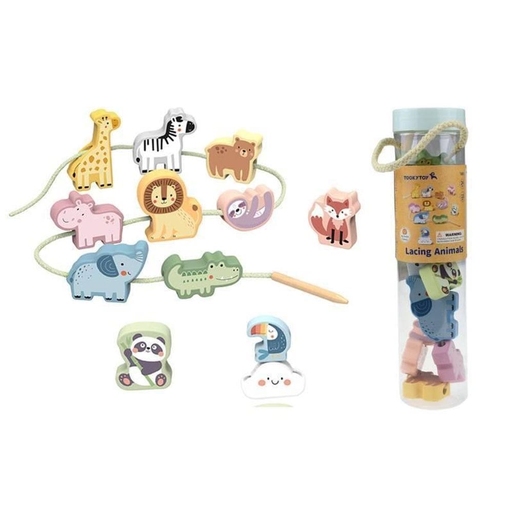 Brinquedo Didatico Blocos De Laço Animais Tj003