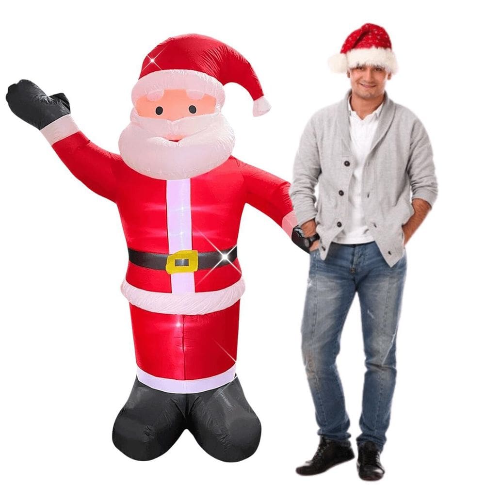 Papai Noel Natal Eletrico Inflavel Gigante Natalino Festa