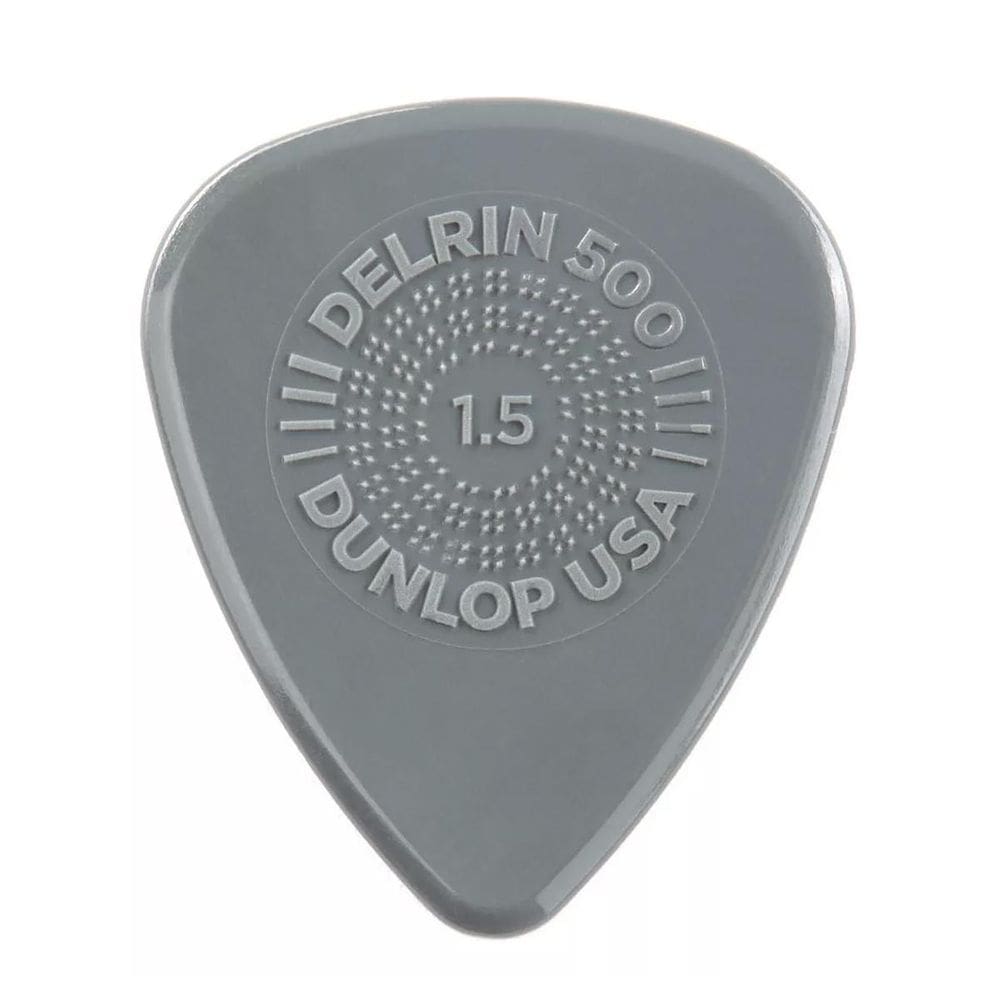Palheta Dunlop Prime Grip Delrin 500 1.50Mm Com 12 Unidades