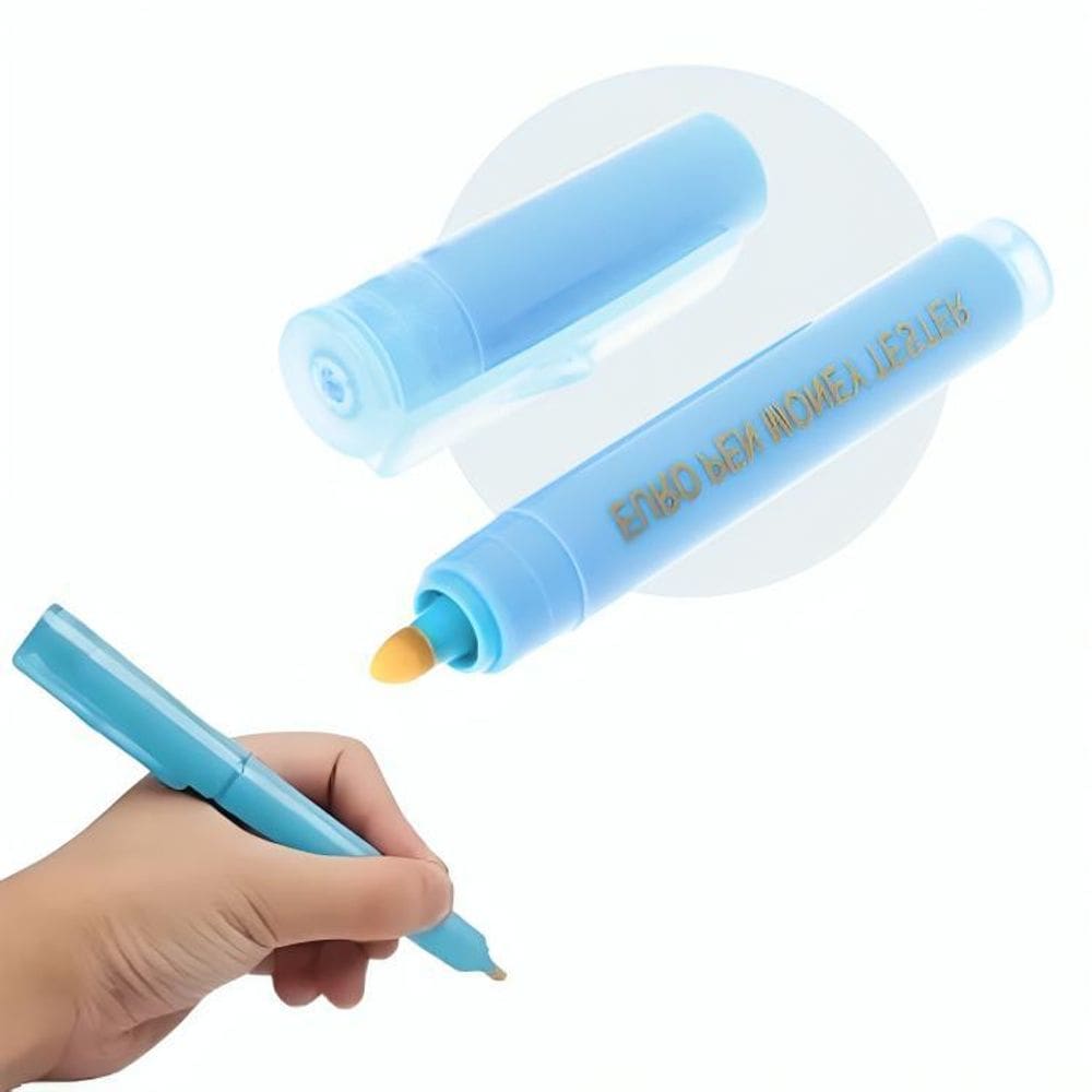 Kit 2 Canetas Identificadora De Notas Falsas Uv
