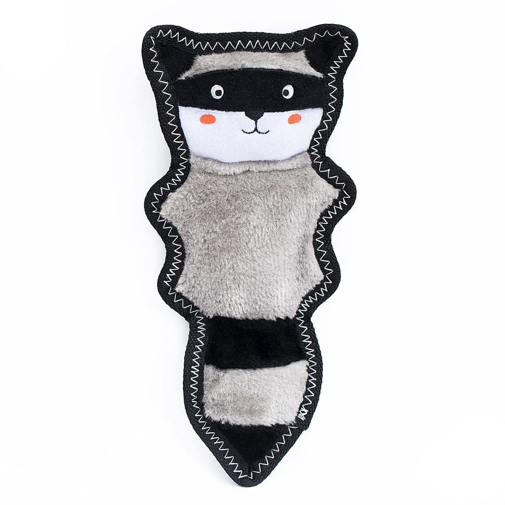 Brinquedo de pelúcia para cães ZippyPaws Z-Stitch Skinny Peltz Raccoon 32 cm