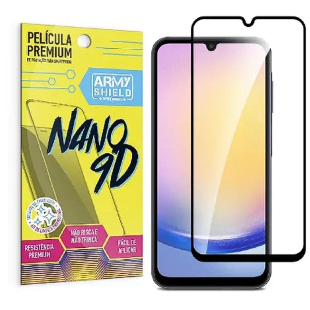 Película Cerâmica Flexivel 9D Samsung Galaxy A06 Armyshield