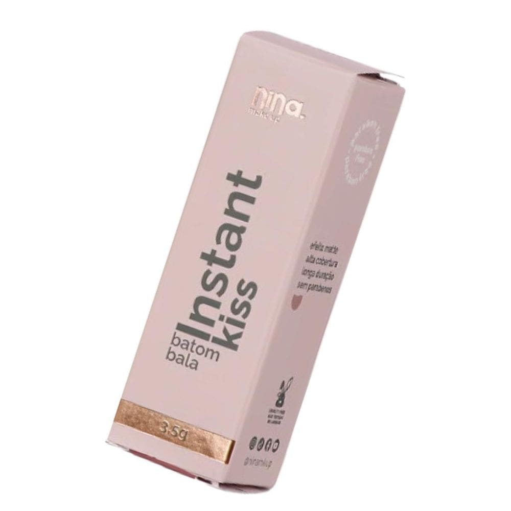 Nina Makeup Batom Em Bala Instant Kiss 6G