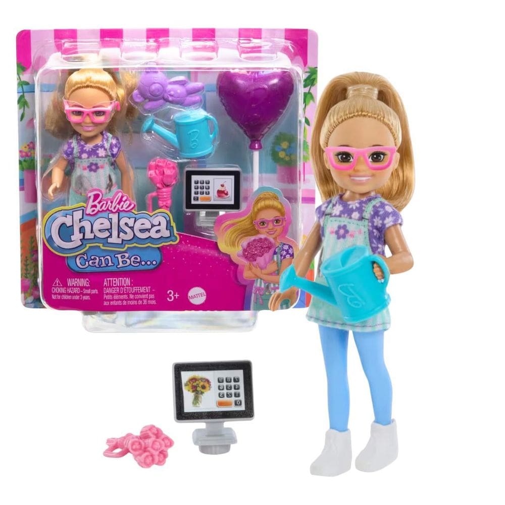 Boneca Barbie Chelsea Profissões Florista Gtn86K - Mattel