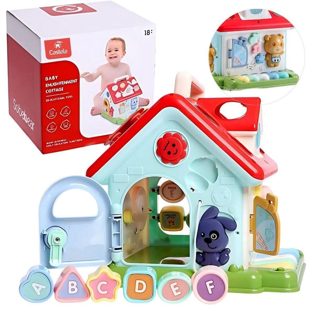 Casinha De Brinquedo Formas Geometricas Eletronica Castela