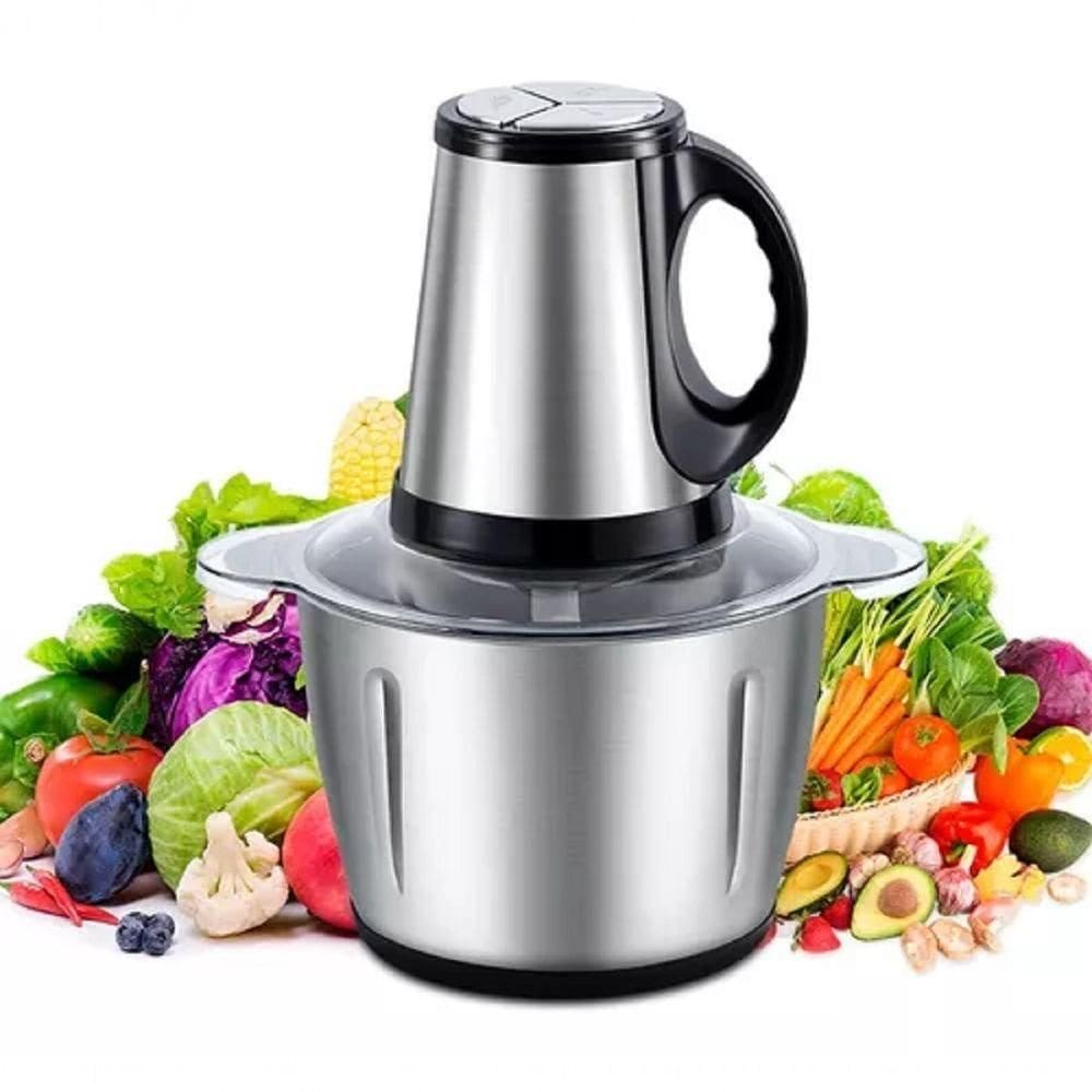 Processador Alimentos Elétrico Inox Legumes Carne 3 Litros 220V