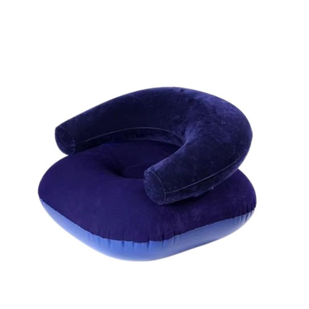 Sofa Poltrona Inflavel Ultra Lounge Cadeira Cama Colchao Portatil Com Kit Reparo Luxo