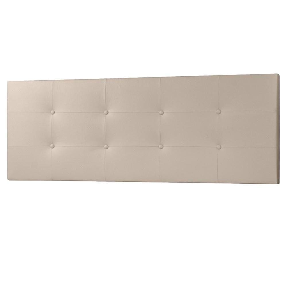 Cabeceira Painel Casal 1,40m Berlim Material Sintético Bege Sky Mobile