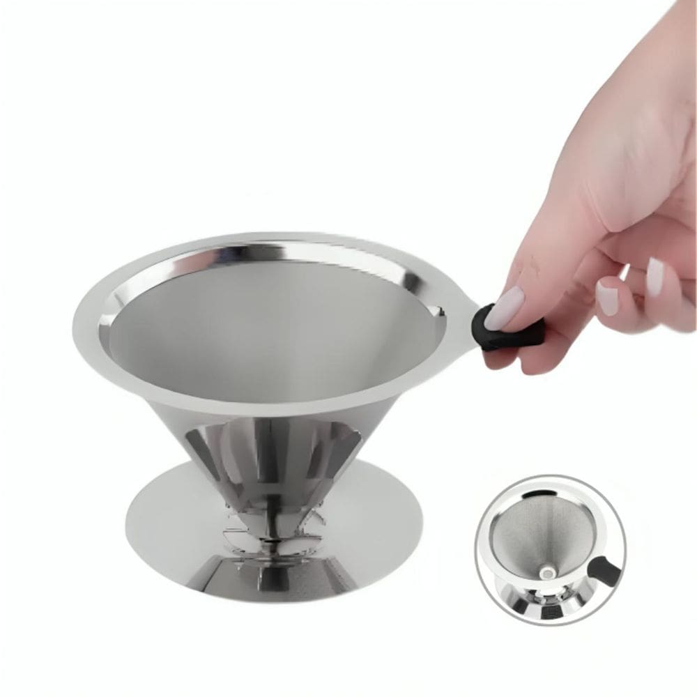 Filtro Coador De Café Inox Reutilizável 103 S/ Papel