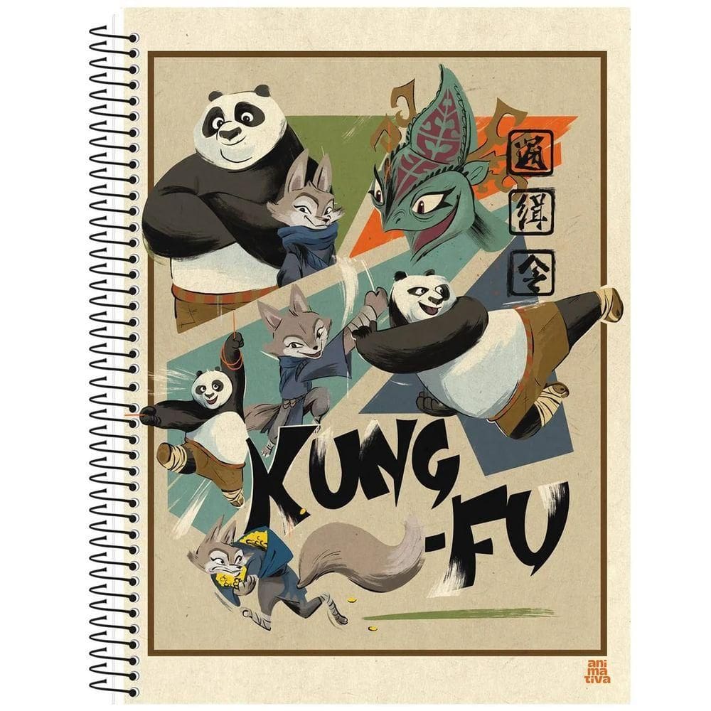 Caderno Univ. 80 Folhas DreamWorks Kung Fu Panda - Animativa