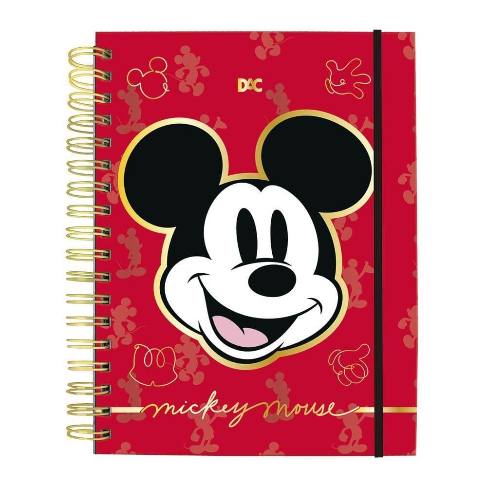 Caderno Inteligente Disney Mickey Mouse 80 Folhas Dac