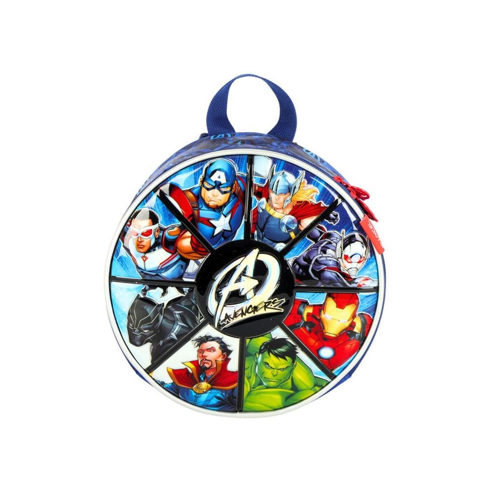 Lancheira Térmica Escolar Vingadores Avengers  Azul