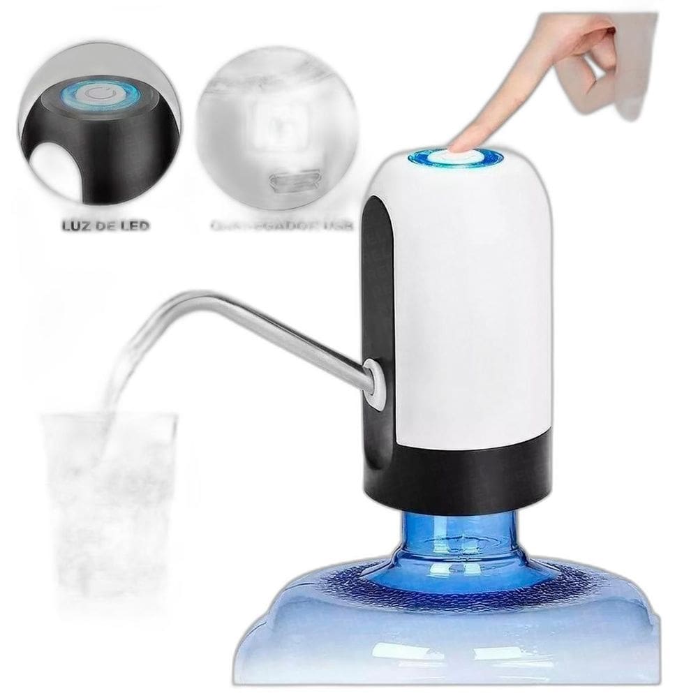 Bomba Eletrica Succao De Agua Dispenser Garrafão Sem Fio