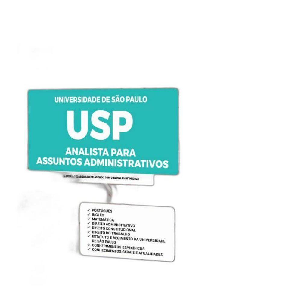 Apostila Usp Analista Para Assuntos Administrativos