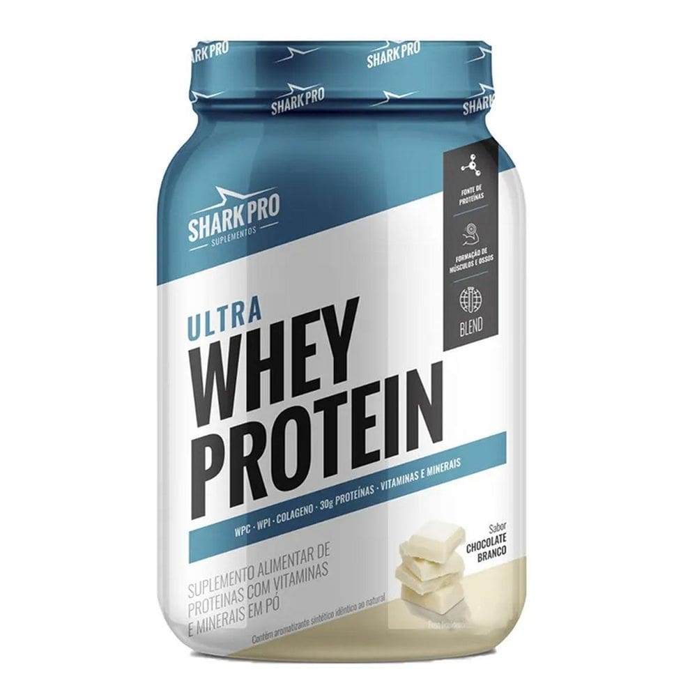 Whey Protein Ultra Sabor Chocolate Branco 907G Shark Pro