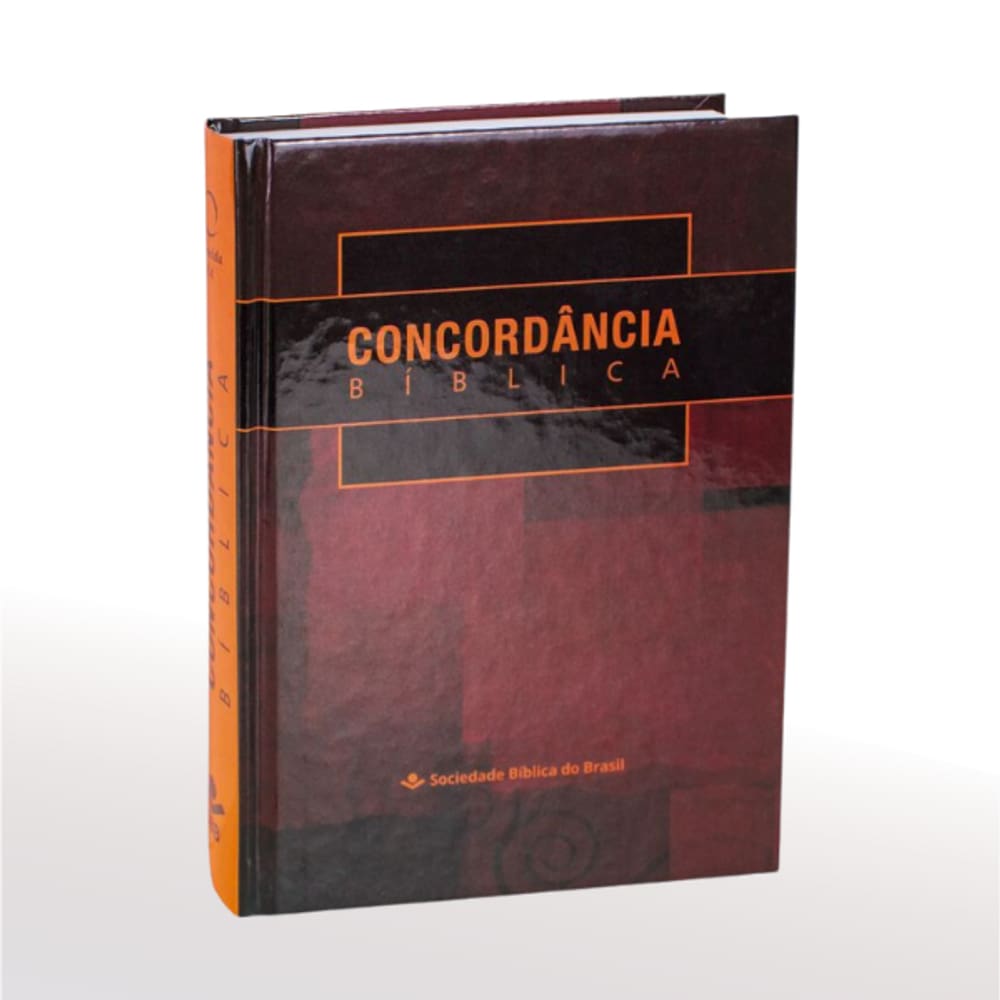 Concordância Bíblica Capa Dura Ilustrativa Vermelha