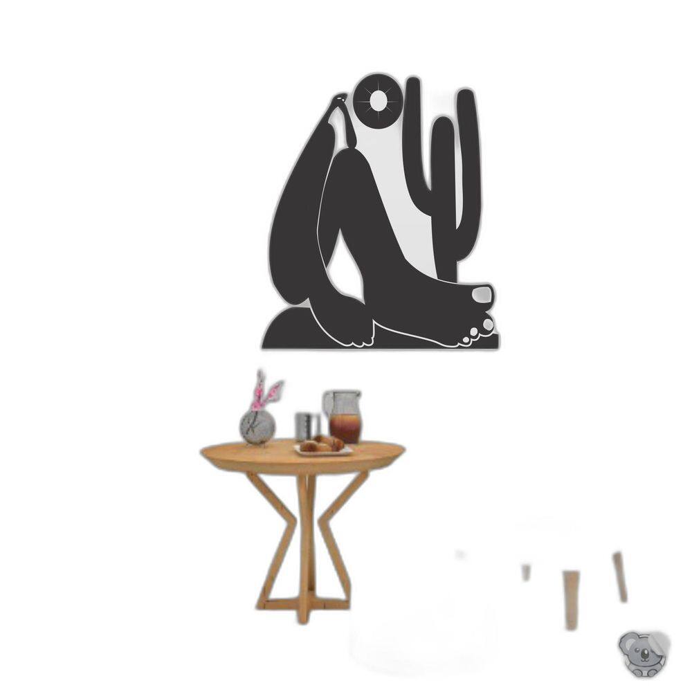 Adesivo De Parede Decorativo Abaporu Artes Preto Colakoala