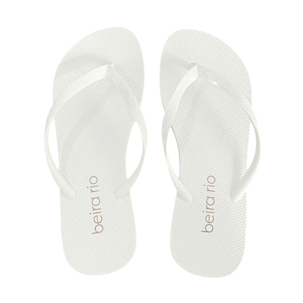 Chinelo Beira Rio Liso Com Desenhos Nas Tiras 8449300