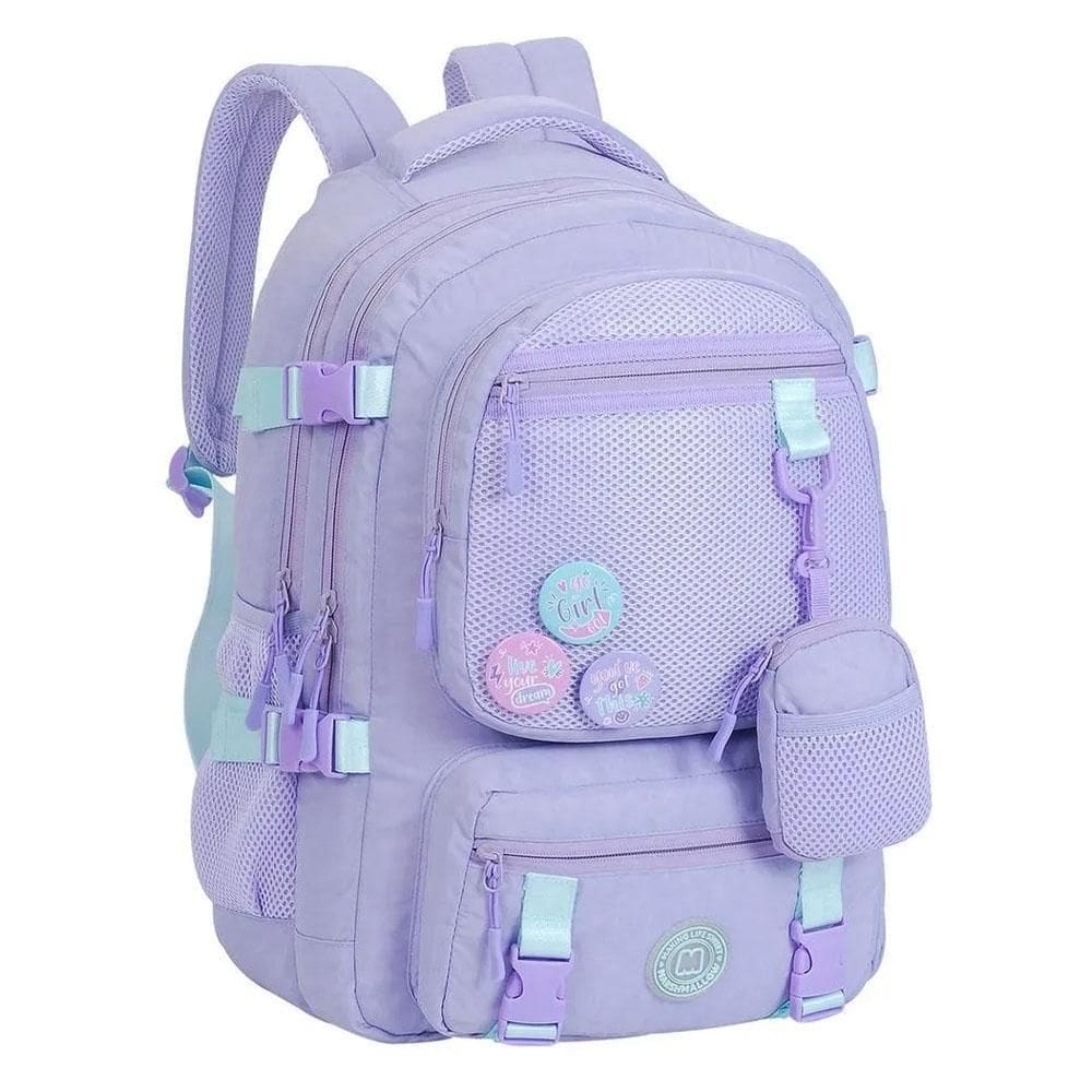 Mochila Costas Spirit Navy Lilás Marshmallow Diplomata