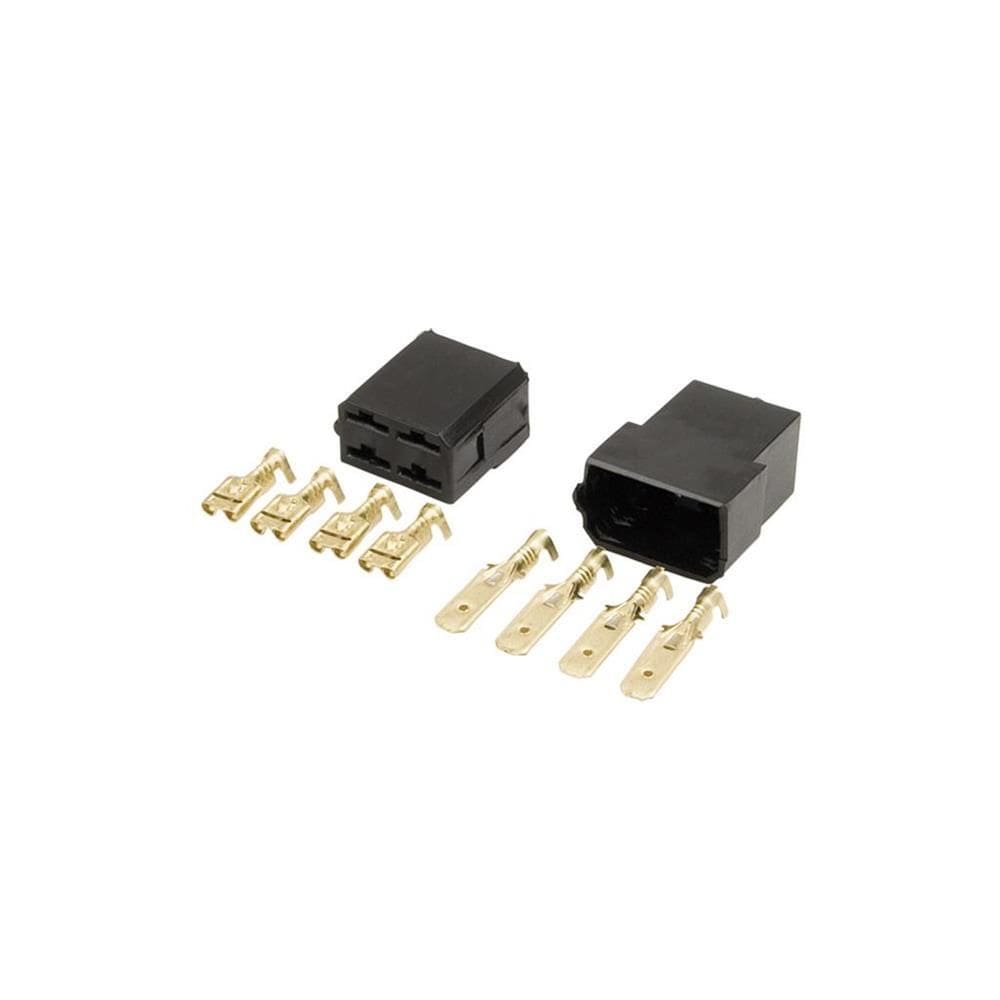 Conector 4 Vias com Terminais - PERMAK