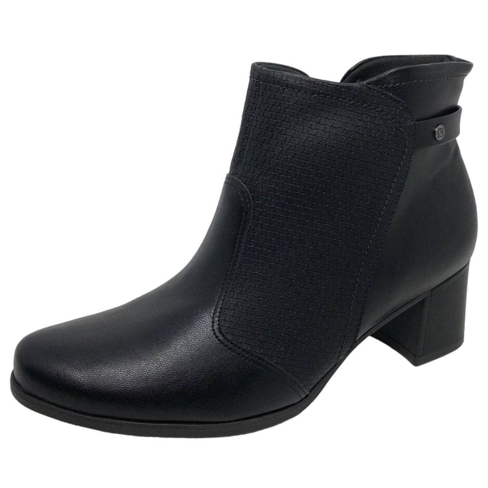 Bota Feminina Salto Cano Baixo Casual Conforto Piccadilly