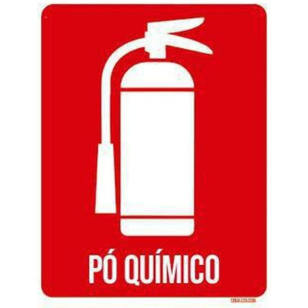 Kit 10 Placas Sinalização Ambiente Hidrante Pó Químico