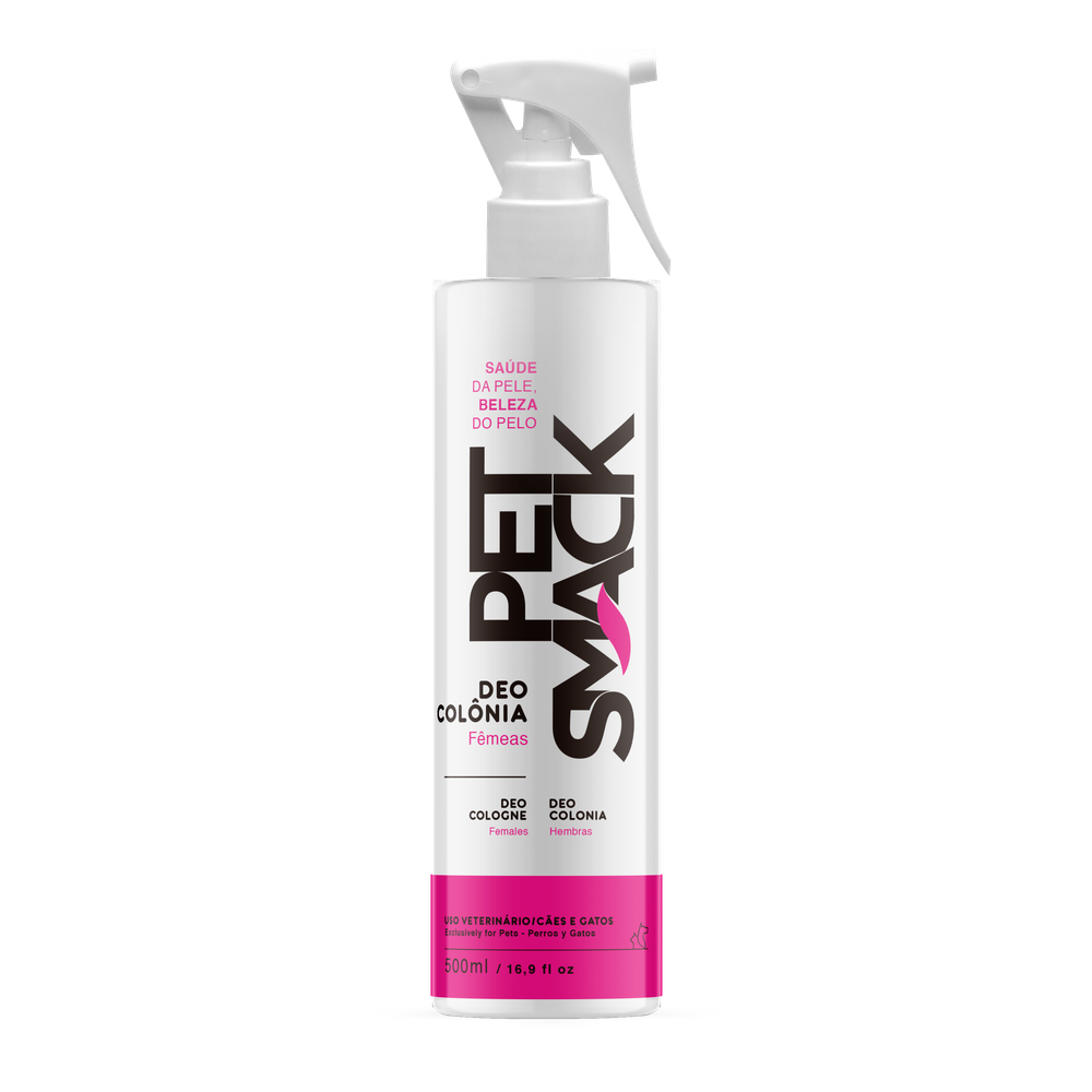 Pet Smack - Deo Colônia Fêmeas 500ml - Centagro