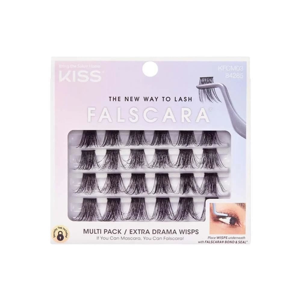 Kiss New York Falscara Extra Drama Wisps - Cílios Postiços (24 Unidades)