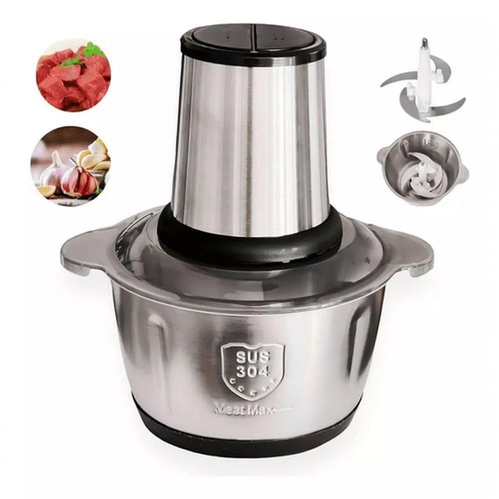 Processador Alimentos Elétrico Inox Legumes Carne 2 Litros 220V