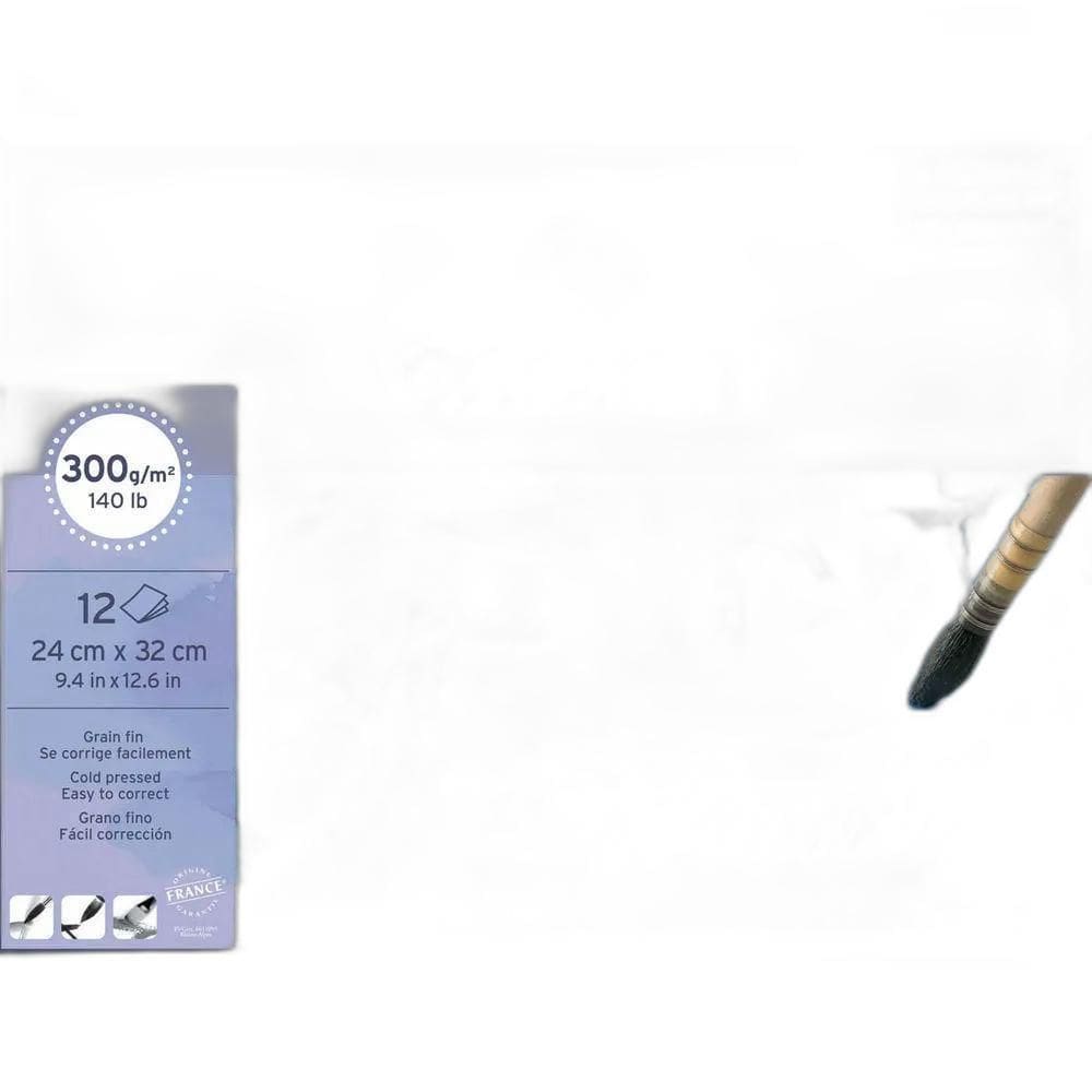 Bloco Aquarela Harmony 300 g/m² G.F A-4 21 x 29,7 cm com 12