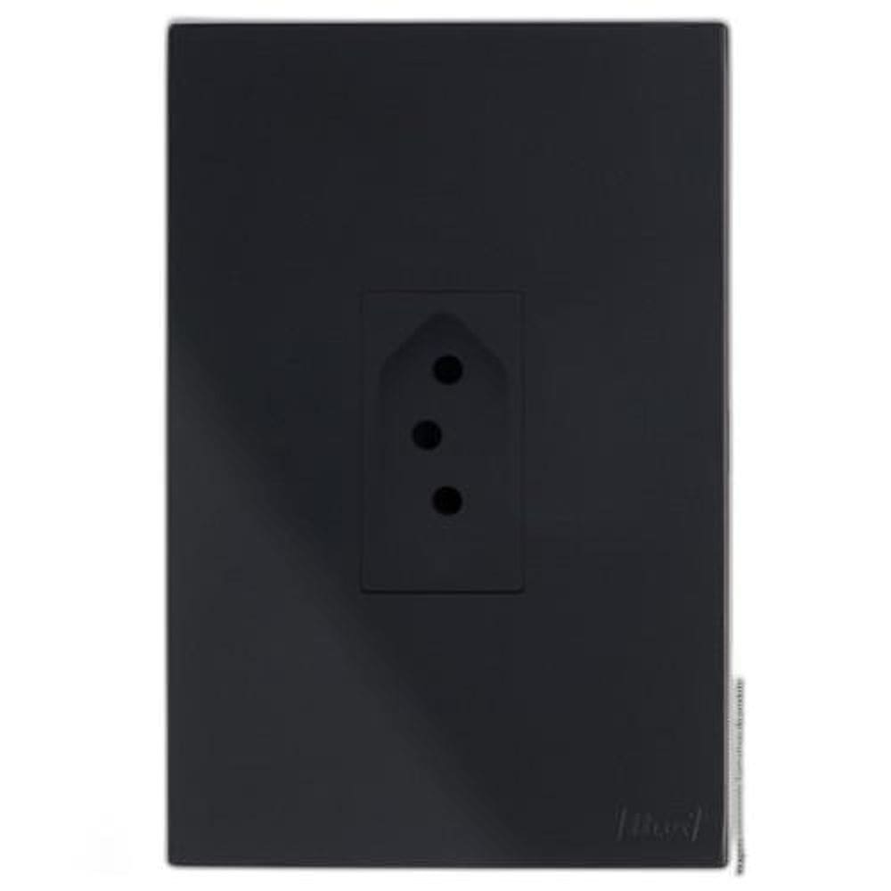 Kit Tomada 20A Vertical 4X2 Brs12145-2Bk