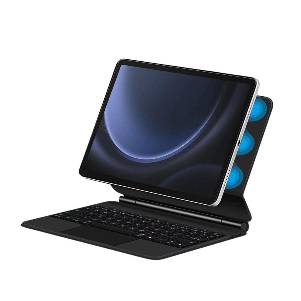 Case Magnética Imã Teclado Para Samsung S9 Fe 10.9 X510 X516