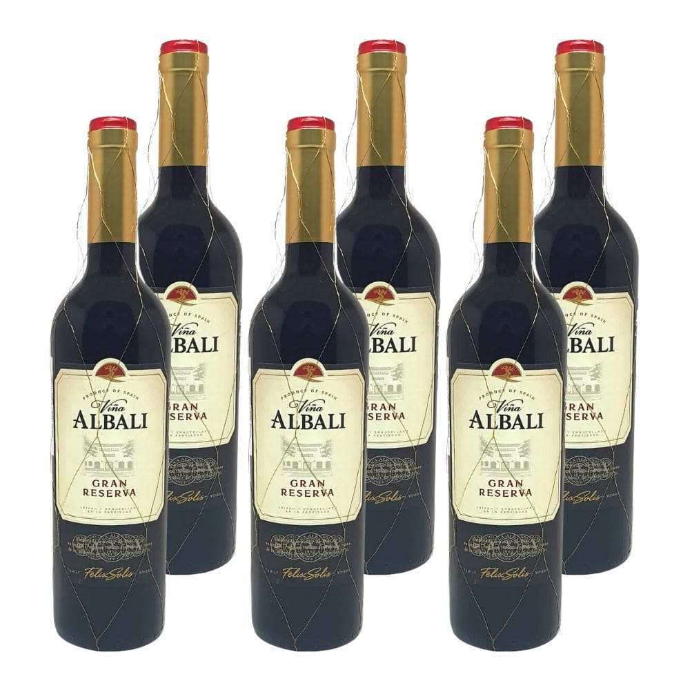 Kit 6 Vinhos Viña Albali Gran Reserva S Privada Tinto Espanha 750ml