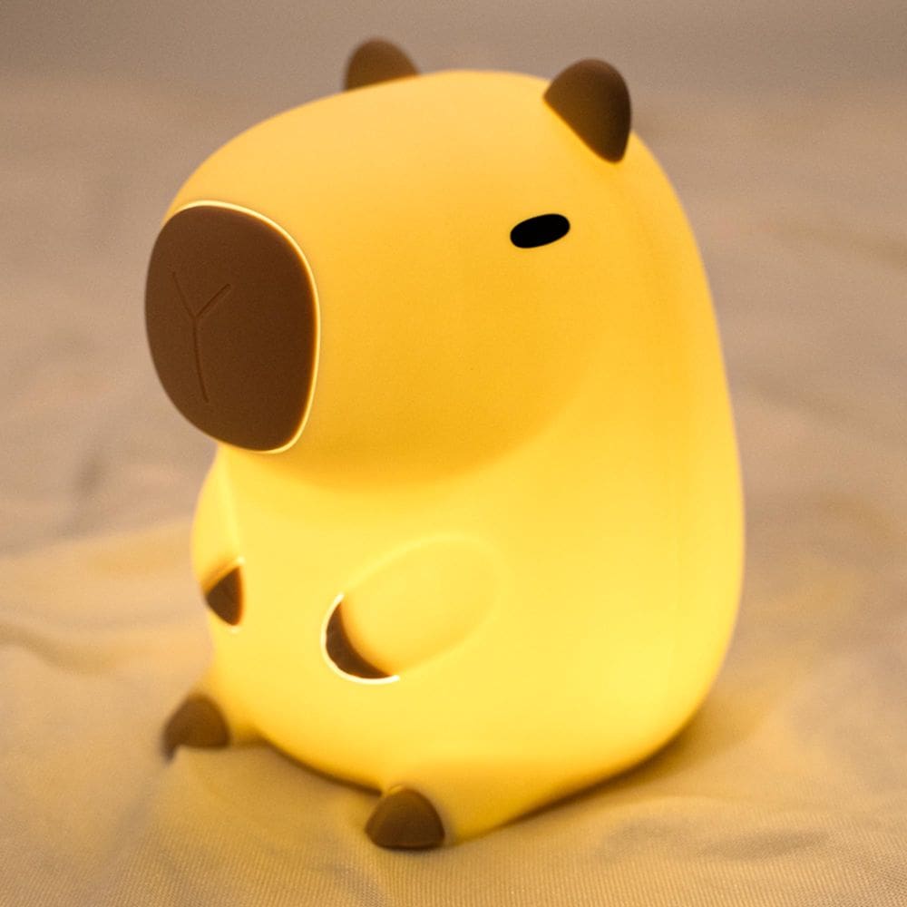 Luz noturna UNEEDE Capybara Silicone Recarregável para Crianças
